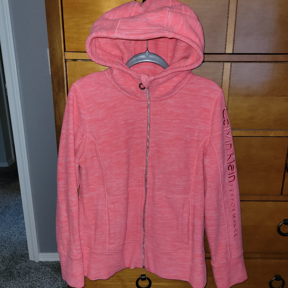 Calvin Klein fleece hoodie, size L